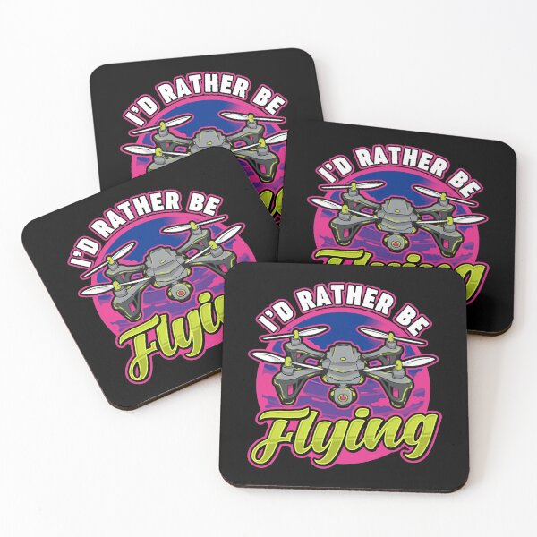 Item preview, Funny I'd Rather Be Flying Drone Pilot Hobby Pun designed and sold by perfectpresents.