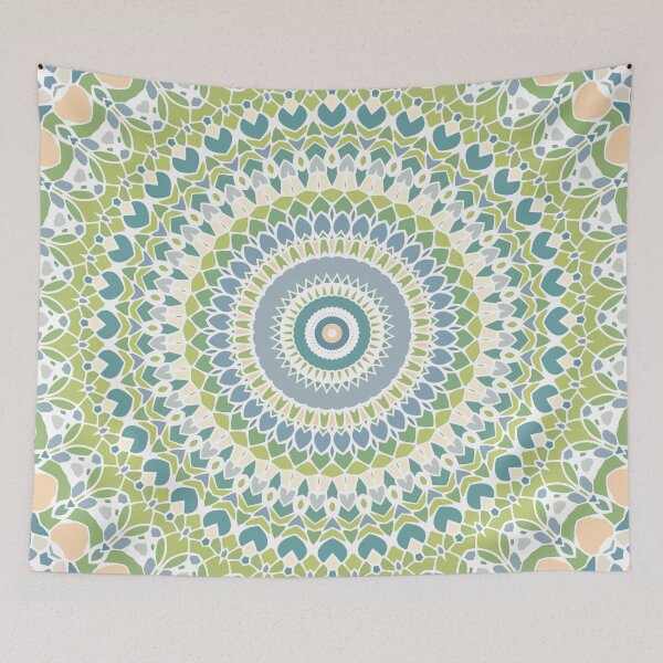 Item preview, Garden Mandala designed and sold by Kelly Dietrich Mandala & Fractal Art.
