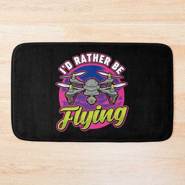 Item preview, Funny I'd Rather Be Flying Drone Pilot Hobby Pun designed and sold by perfectpresents.