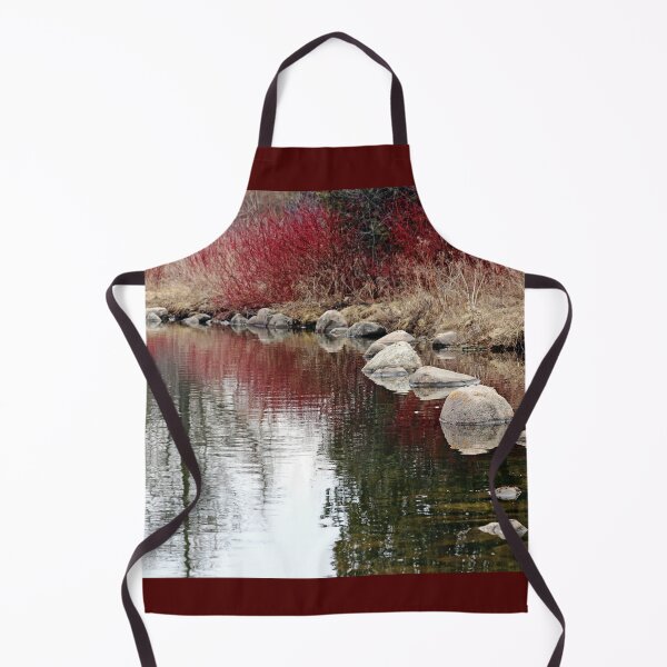 Item preview, Red Dogwood On Pond Shore designed and sold by Deb Oppermann.
