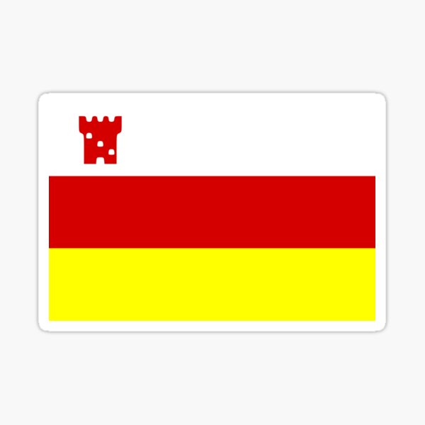 SANTA BARBARA City Flag Sticker
