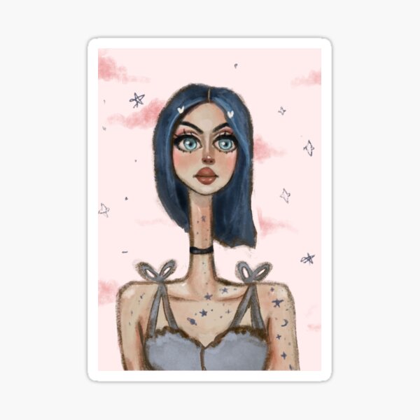 Item preview, Long Neck Girl Portrait designed and sold by leahyen321.