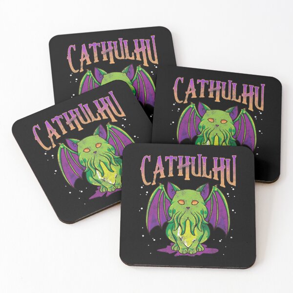 Item preview, Cute Cathulhu Kawaii Kitten Cat Cthulhu Pun designed and sold by perfectpresents.