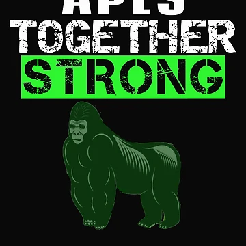 Artwork thumbnail, Apes Together Strong by SharpThreadZ