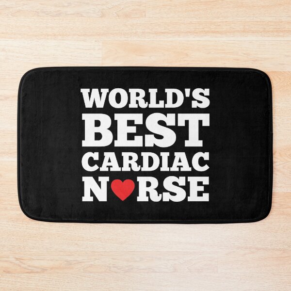 Item preview, World's Best Cardiac Nurse designed and sold by kickwear-com.