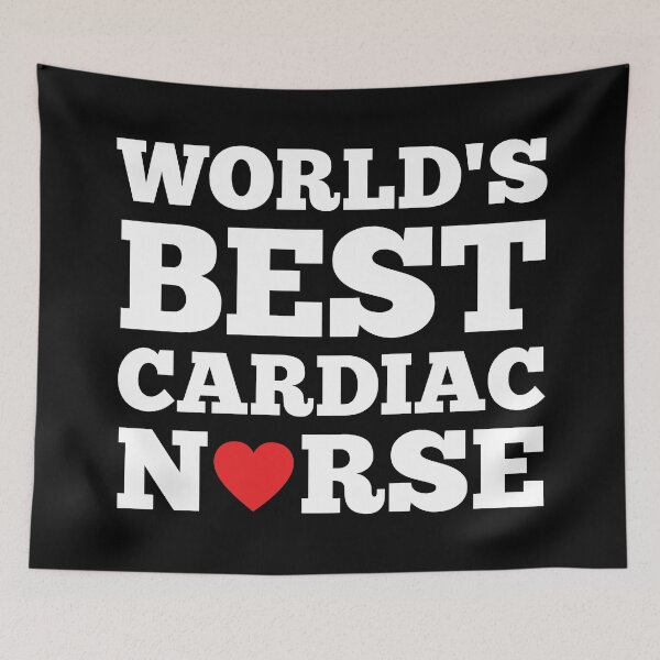 Item preview, World's Best Cardiac Nurse designed and sold by kickwear-com.
