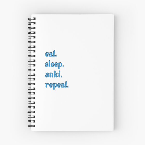 Item preview, Eat. Sleep. Anki. Repeat. designed and sold by The Curious Med Student.