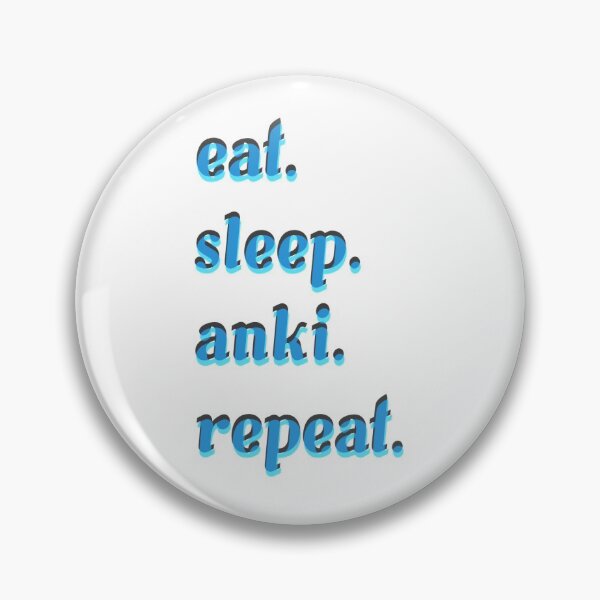 Item preview, Eat. Sleep. Anki. Repeat. designed and sold by The Curious Med Student.
