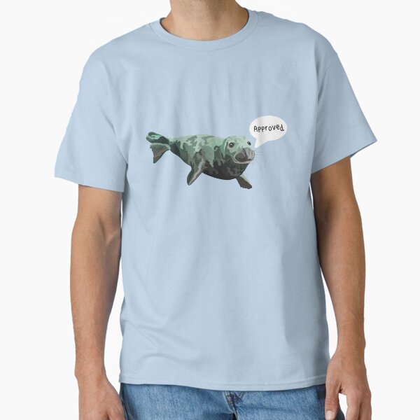 Item preview, S is for Seal, Grey Seal Artwork – Coastal Marine Mammal Illustration and Wildlife Design designed and sold by PrettylittlepastelUk.