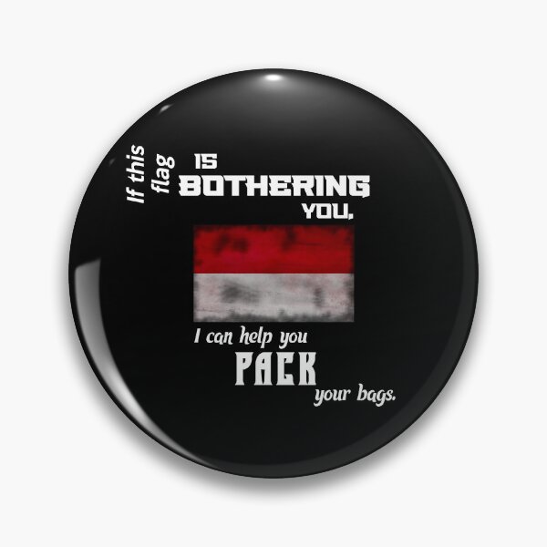 Item preview, Monegasque flag - pack your bags designed and sold by 2Girls1Shirt.