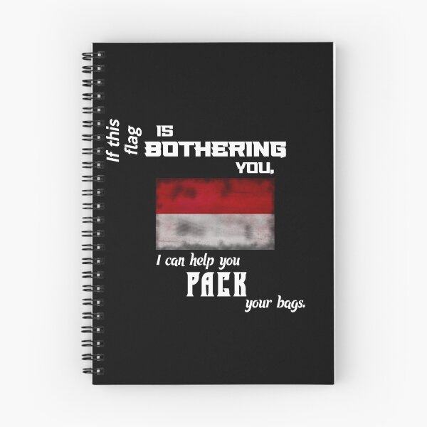 Item preview, Monegasque flag - pack your bags designed and sold by 2Girls1Shirt.