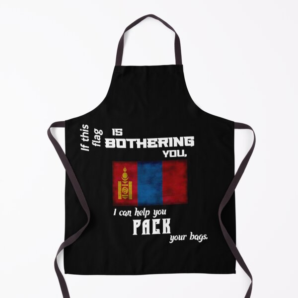 Item preview, Mongolian flag - pack your bags designed and sold by 2Girls1Shirt.