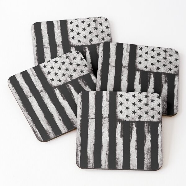 Item preview, Bandera americana de plata grunge designed and sold by AlexGolyakov.