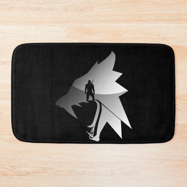 Item preview, Wolf Silhouette - Witcher - Minimalist gaming design - Video Game Art designed and sold by PopCultArcade.