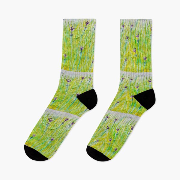 Item preview, Purple Wildflowers in the Grass designed and sold by Rebekah Walker.