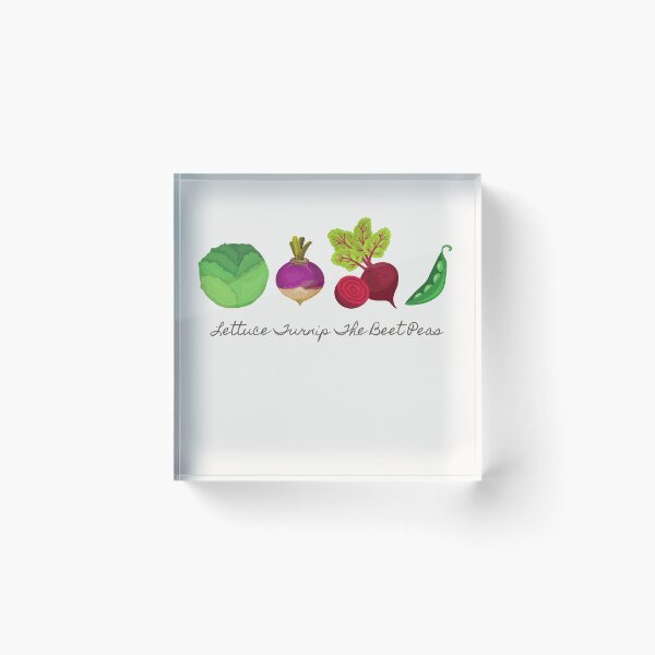 Item preview, Garden Party - Lettuce Turnip The Beets Peas designed and sold by ReVibing.