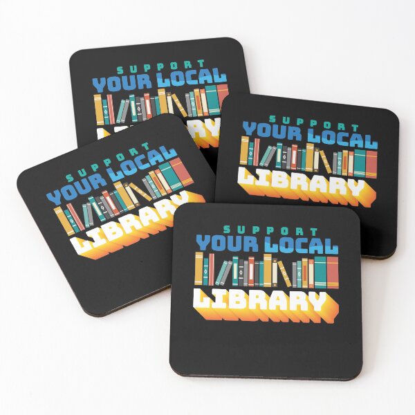 Item preview, Support Your Local Libary Book Books designed and sold by MooonTees.