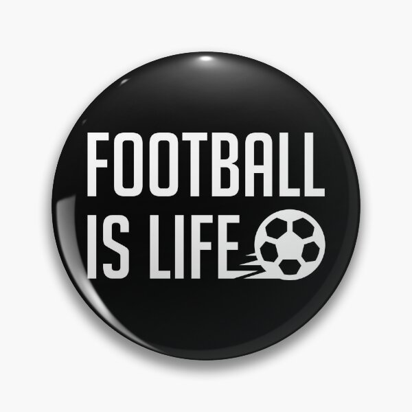 Item preview, Football Is Life (Black BG) designed and sold by FilipeFerreira.