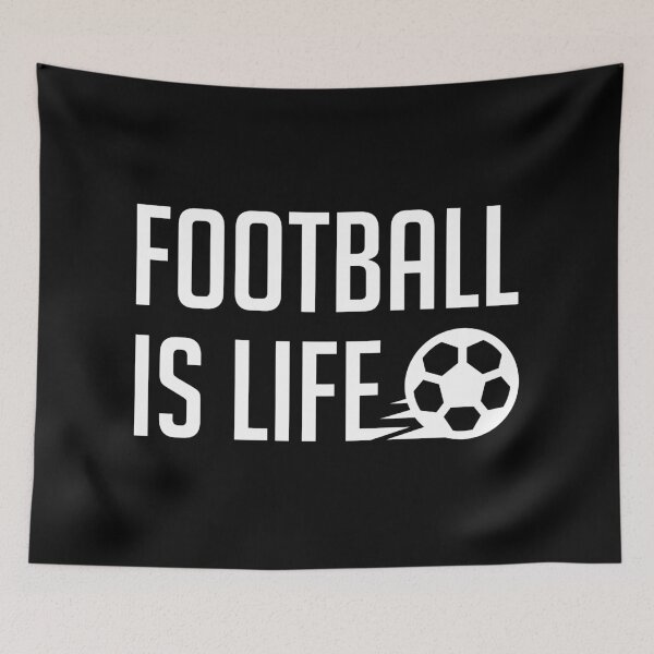 Item preview, Football Is Life (Black BG) designed and sold by FilipeFerreira.