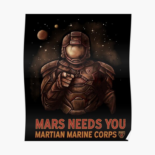 Mars Needs You Poster