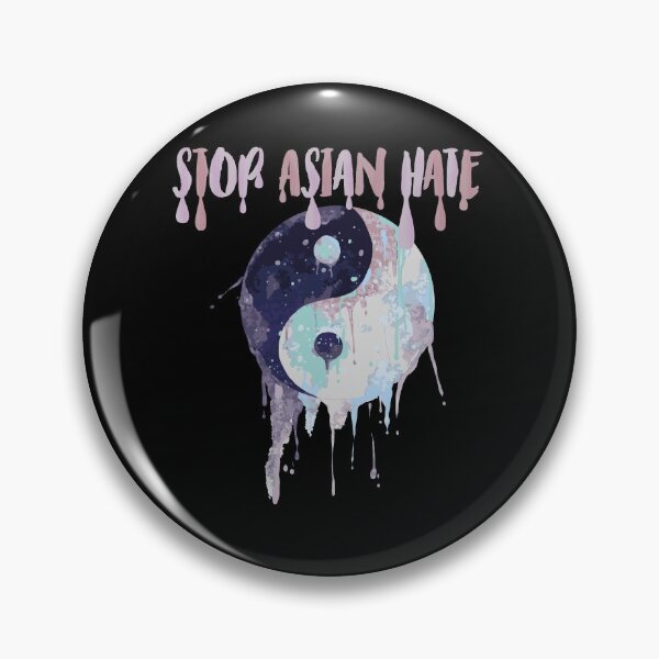 Item preview, Stop Asian Hate Violence And Racism Against Asians AAPI Yin Yang Watercolor designed and sold by Drathaar.