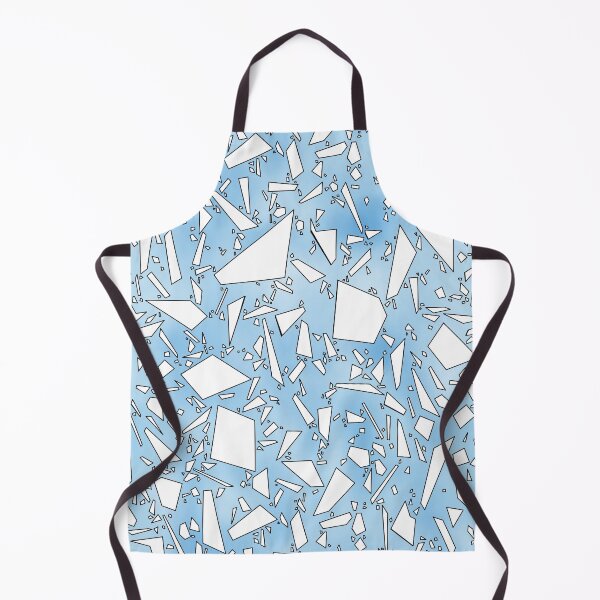 Item preview, Abstract Geometric Iceberg Blue and White Pattern designed and sold by studioyeomans.