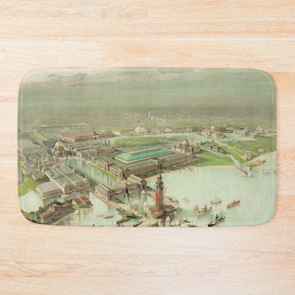 Item preview, Official Birdseye View - World's Columbian Exposition - Chicago 1893 designed and sold by warishellstore.