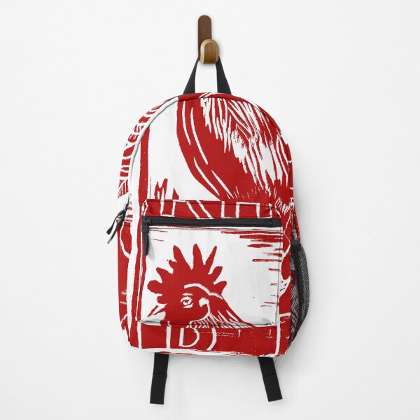 Item preview, Rhody Red Rooster - original hand-carved linocut design and print designed and sold by PixelPalmer.