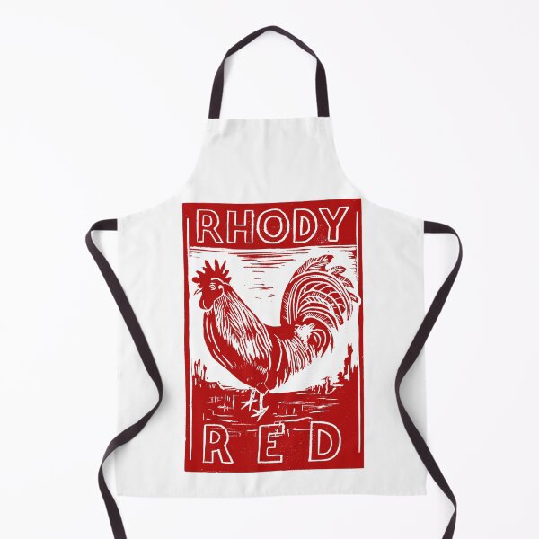 Aperçu de l'œuvre Rhody Red Rooster - conception et impression originales de linogravure sculptées à la main créée et vendue par PixelPalmer.