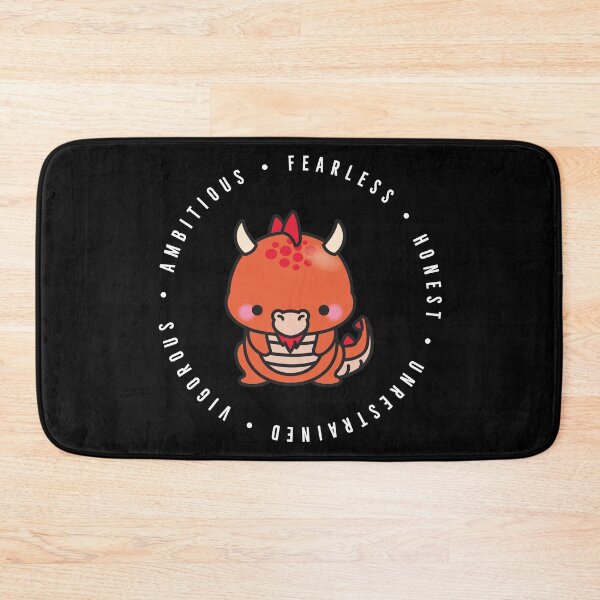 Item preview, cute chinese zodiac | year of the dragon | personality traits | ambitious, fearless, honest, unrestrained, vigorous designed and sold by cocoCabot.