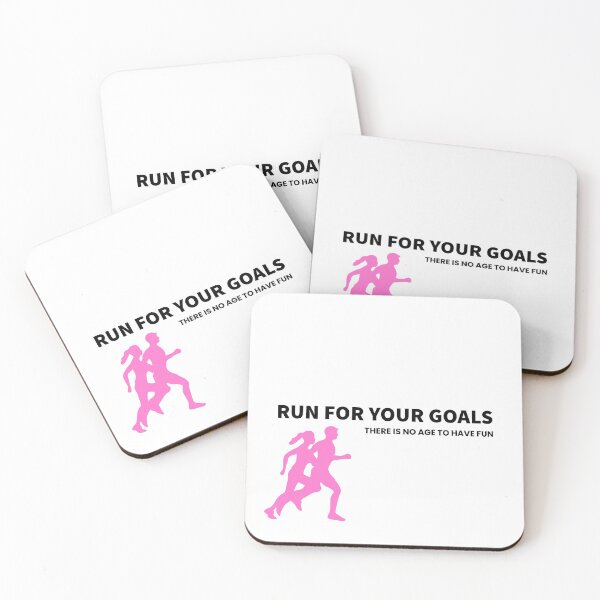 Item preview, RUN FOR YOUR GOALS. THERE IS NO AGE TO HAVE FUN designed and sold by EveBurbul.
