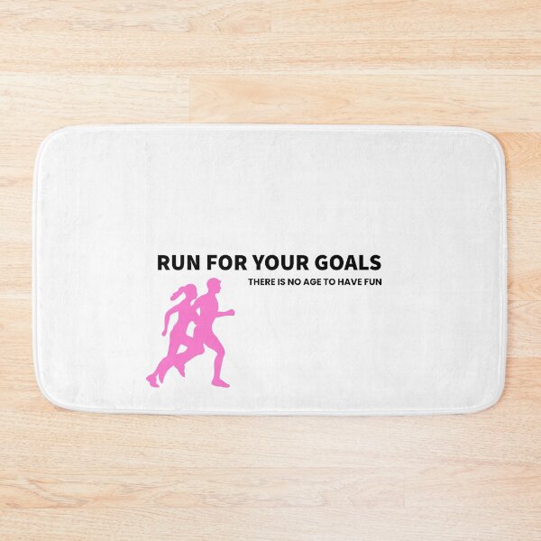 Item preview, RUN FOR YOUR GOALS. THERE IS NO AGE TO HAVE FUN designed and sold by EveBurbul.