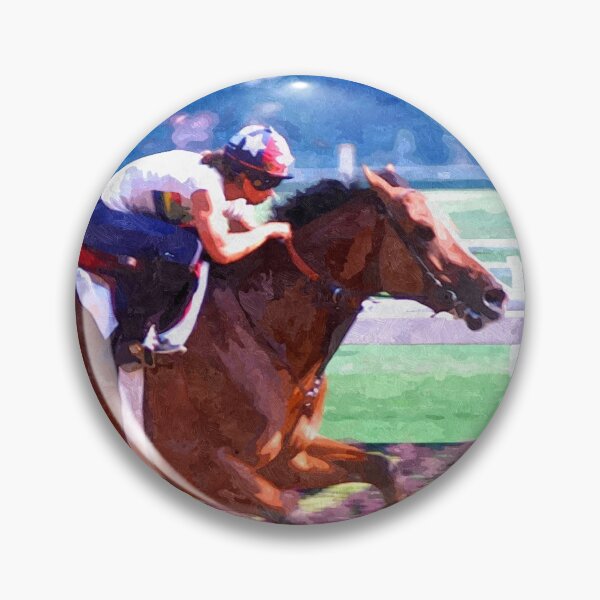 Artikelvorschau, Donna Breezing auf der Belmont Racetrack C2021 Steve Yellowbear Fine Art entworfen und verkauft von SteveYellowbear.