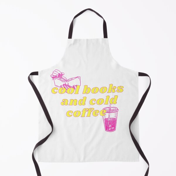 Item preview, cool books and cold coffee, for coffee and book lovers designed and sold by Titi-Titi.
