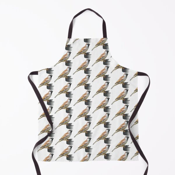 Item preview, House Sparrow Garden Bird Illustration designed and sold by BijouArt.
