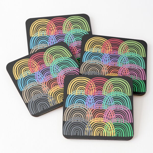 Item preview, Abstract Night Rainbow  designed and sold by Erika Bartha.