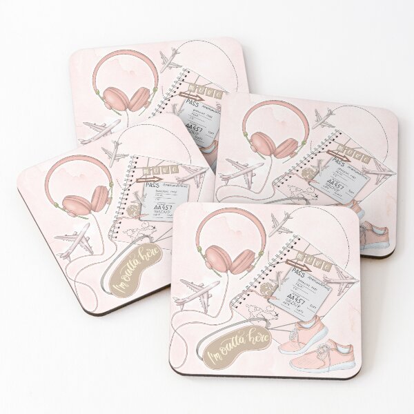 Item preview, Pink Traveler Women Empowerment Cute Pattern Design designed and sold by micreations.