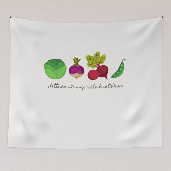 Item preview, Garden Party - Lettuce Turnip The Beets Peas designed and sold by ReVibing.