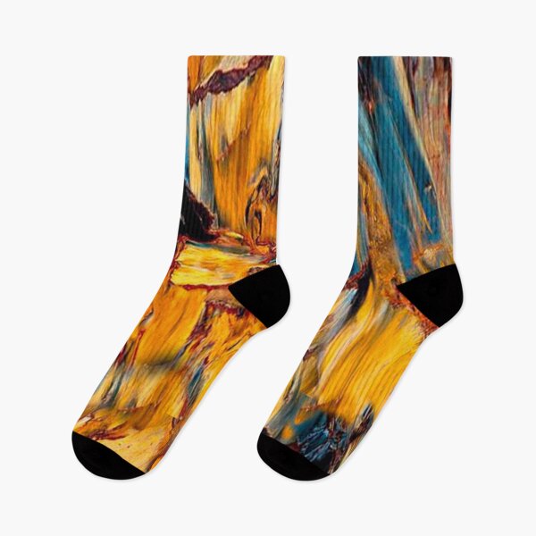 Item preview, Yellow-blue abstraction designed and sold by Galina Kostyaeva.