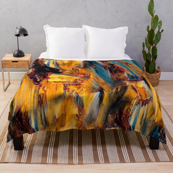 Item preview, Yellow-blue abstraction designed and sold by Galina Kostyaeva.