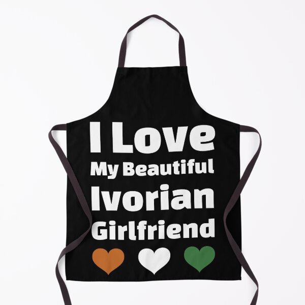 Item preview, I Love My Beautiful Ivorian Girlfriend - Ivory Coast Girlfriend designed and sold by DiceNLDesigns.