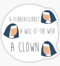 Sound of music nuns Sticker