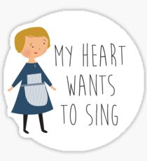 Sound of music maria Sticker