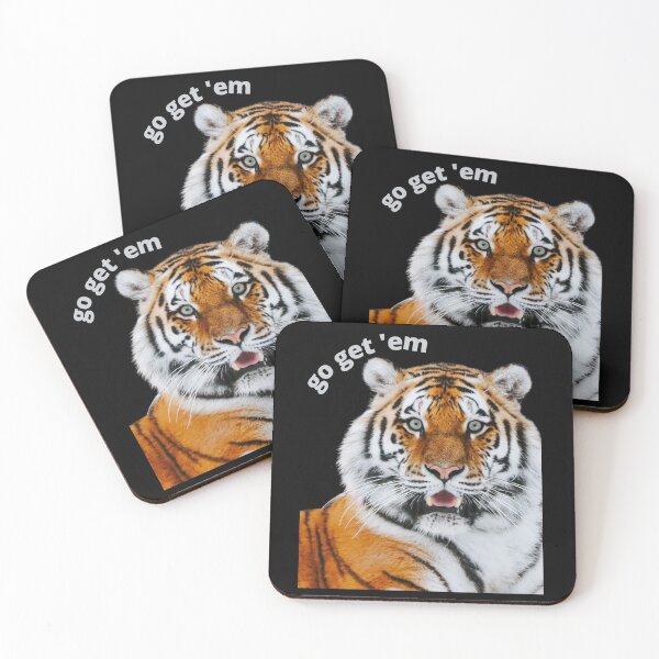 Item preview, Go Get 'Em Tiger Design, Tiger Face, Unisex designed and sold by Sun Sand & Sea Art.