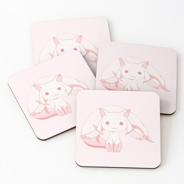 Aperçu de l'œuvre Puella Magi Madoka Magica Pink Kyubey Full Body créée et vendue par thePeachPit.