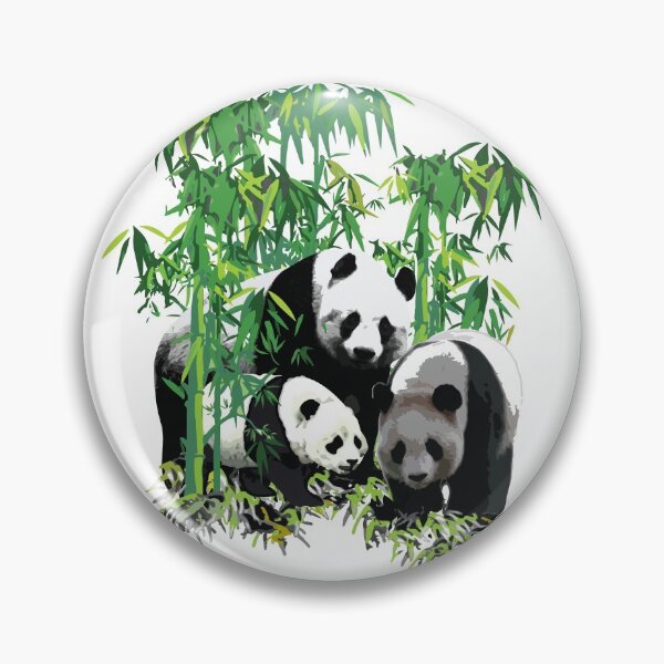 Item preview, Panda Family in Bamboo forest designed and sold by Soumita.