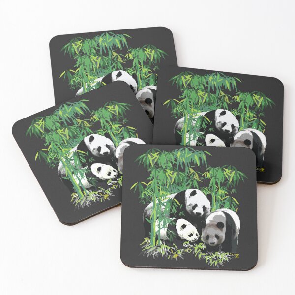 Item preview, Panda Family in Bamboo forest designed and sold by Soumita.