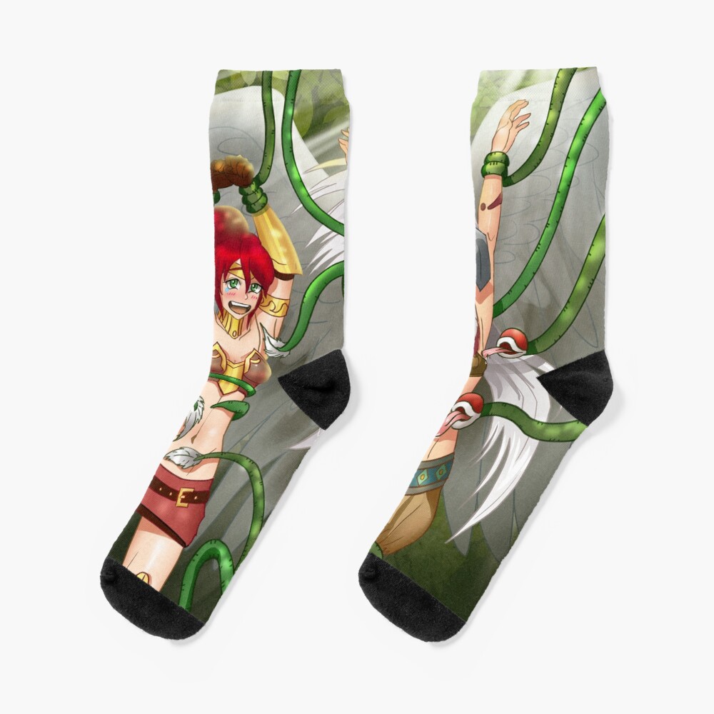 Warrior Angel Tickling Socks
