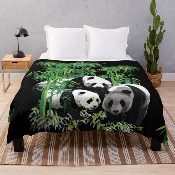 Item preview, Panda Family in Bamboo forest designed and sold by Soumita.