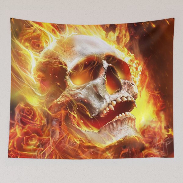 Item preview, Fire Skull designed and sold by NOMAD73.
